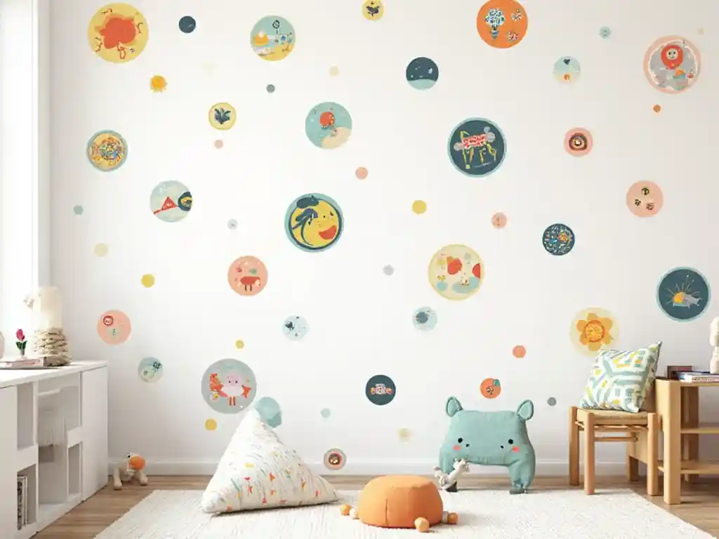 17-Round Wall Decor Idea
