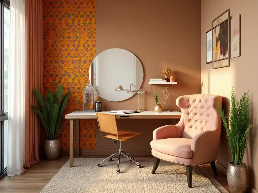 17-Small Home Office Decor Idea