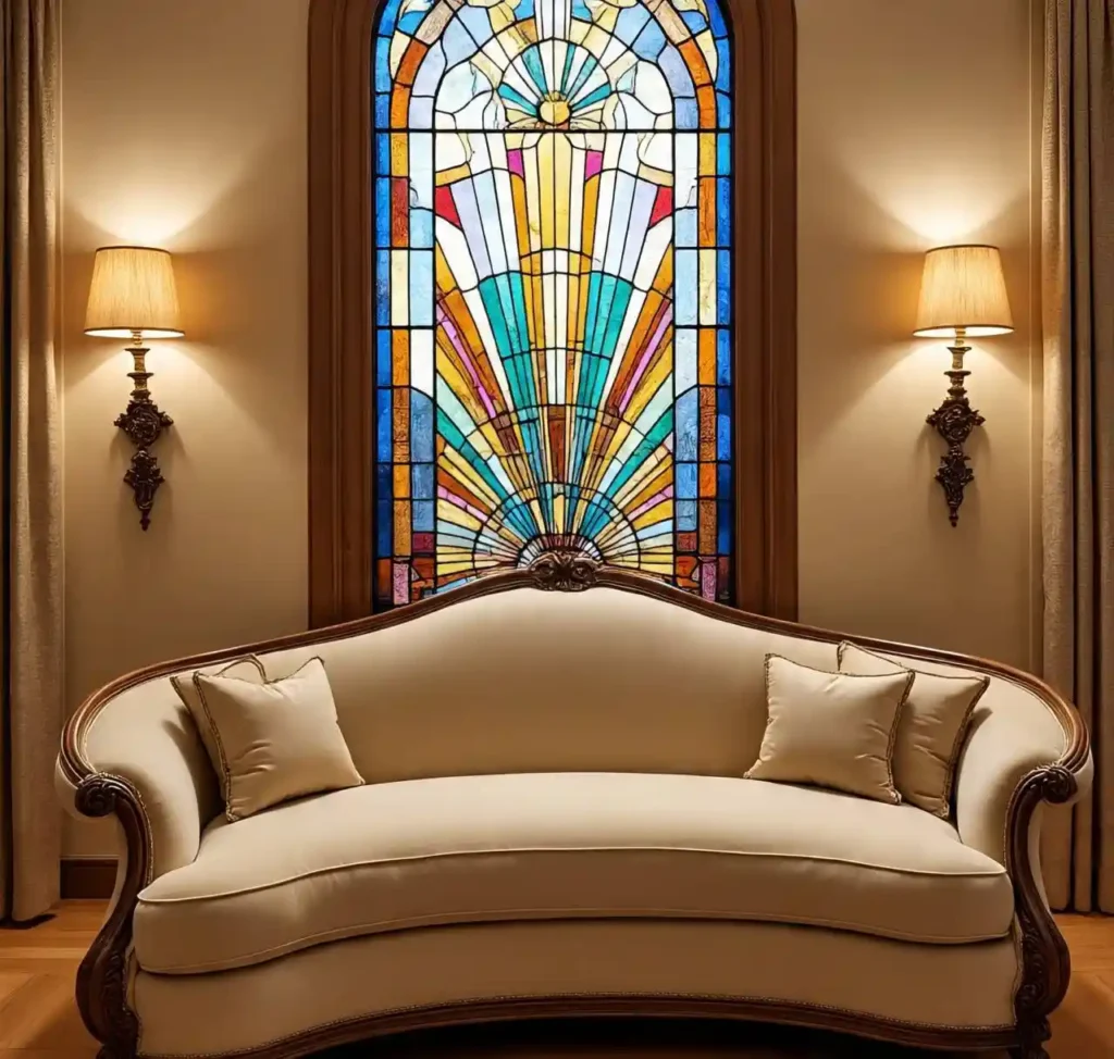 18-Curved Sofa Living Room Idea