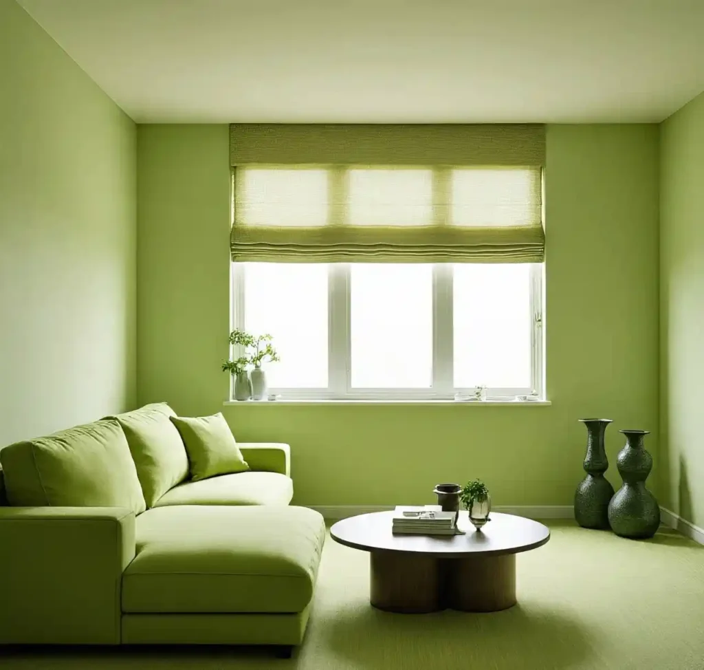 18-Lime Green Living Room Idea