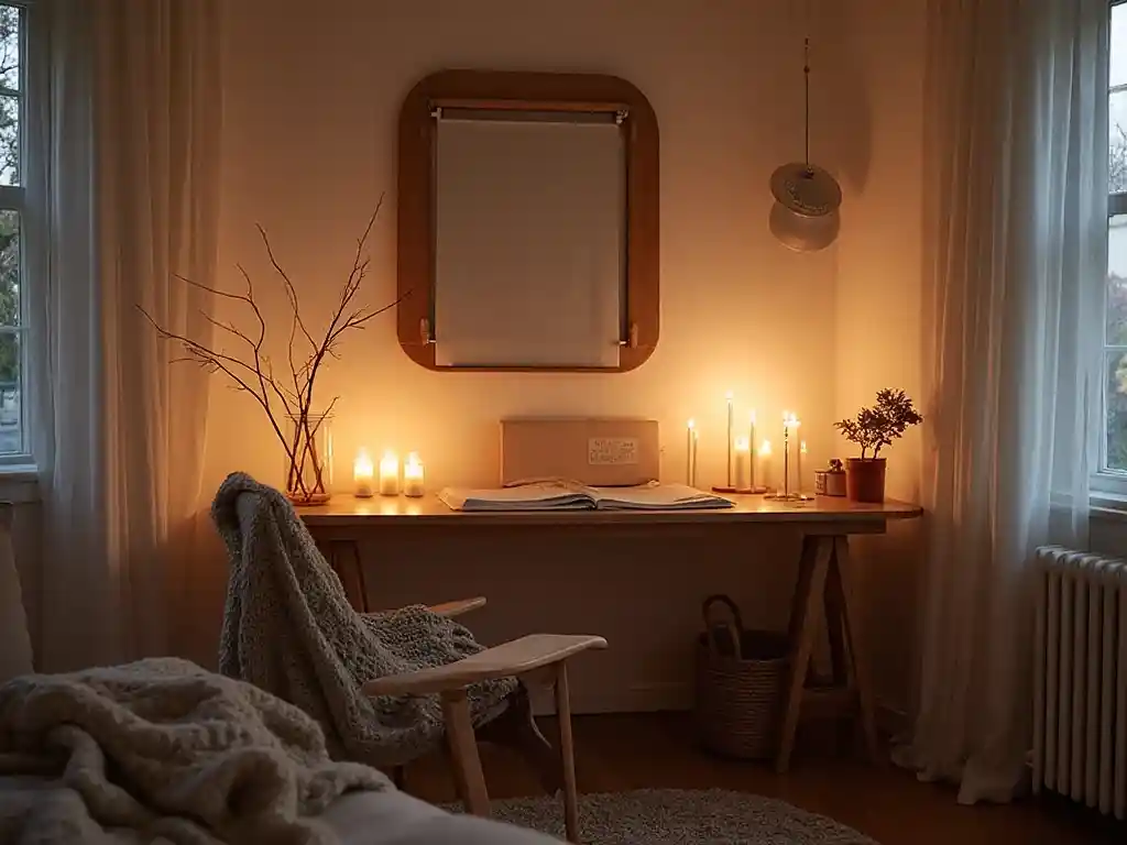 18-Scandinavian Home Office Design Idea