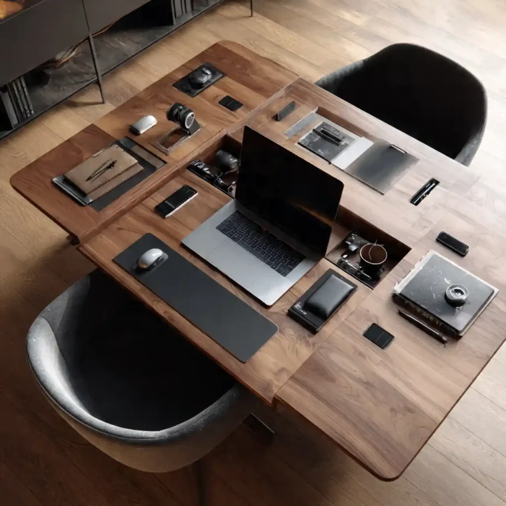 18-Shared Home Office Idea