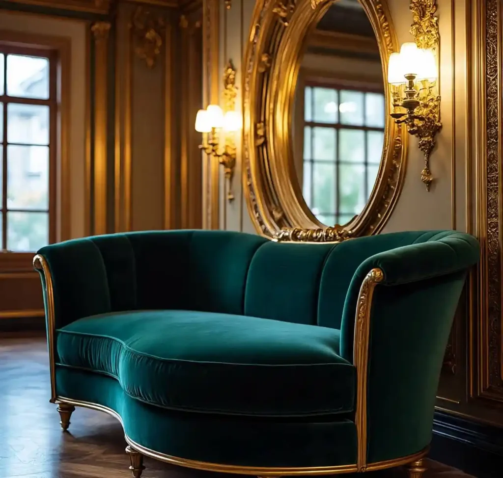 2-Curved Sofa Living Room Idea