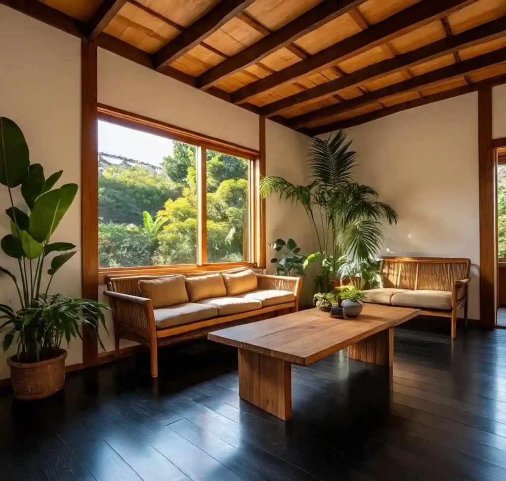 20-Black Hardwood Floor Idea