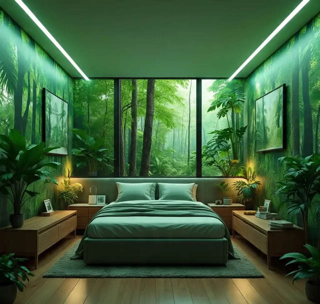 20-Rainforest Bedroom Retreat Ideas