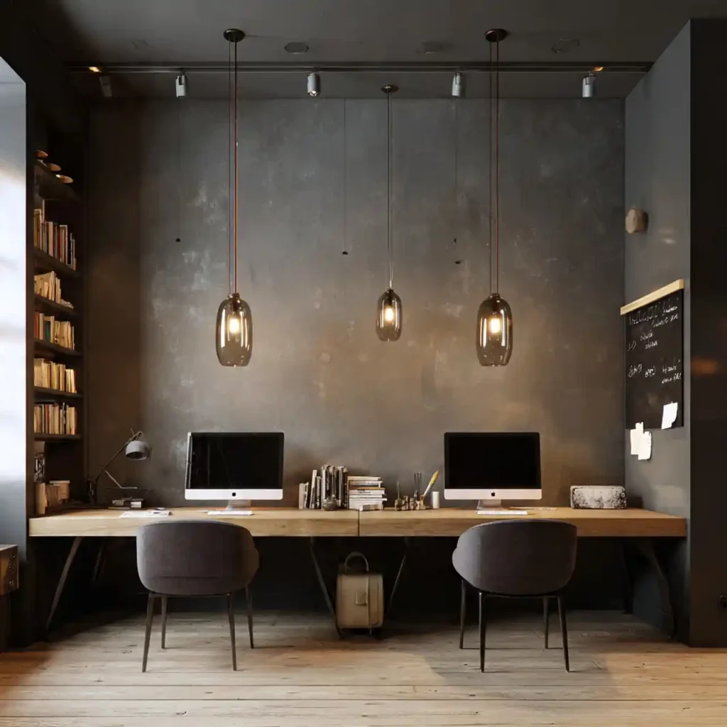 20-Shared Home Office Idea