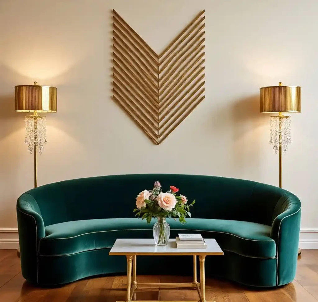 21-Curved Sofa Living Room Idea