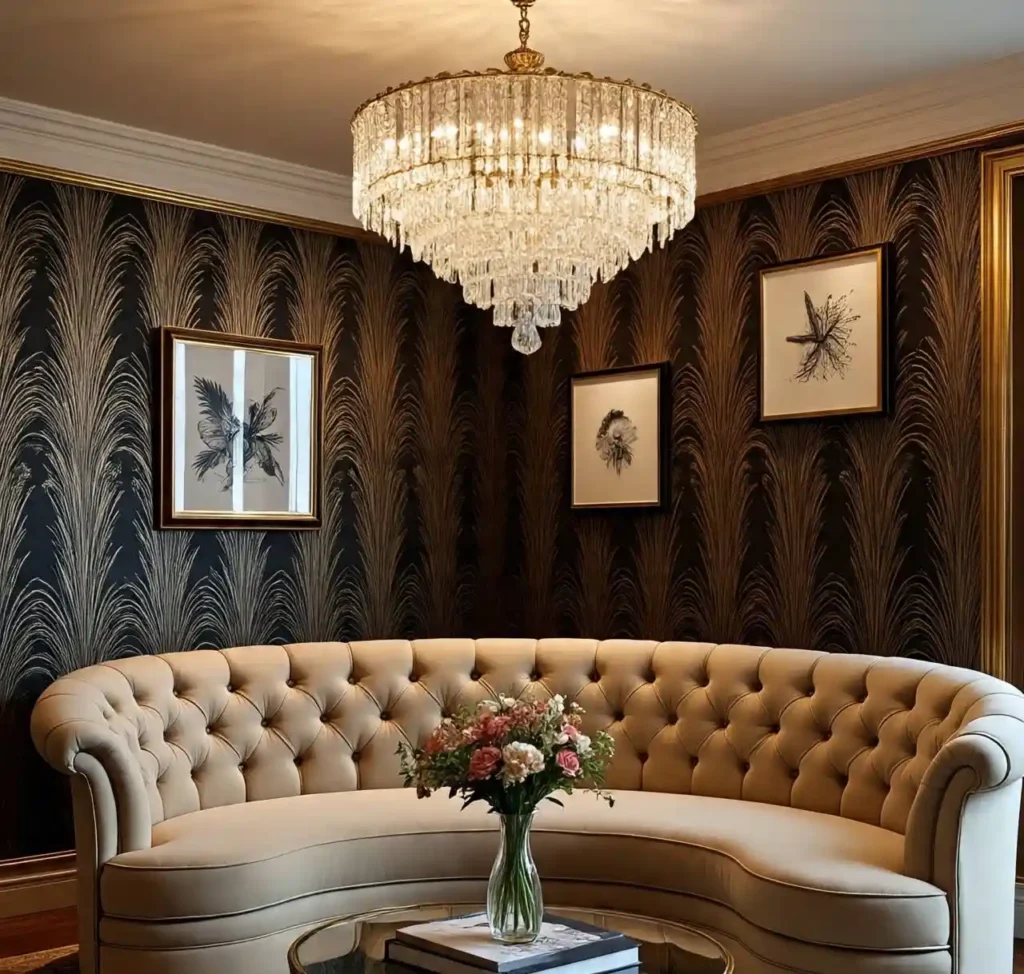 22-Curved Sofa Living Room Idea