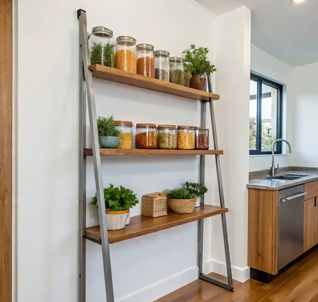 22-Ladder Shelf Idea