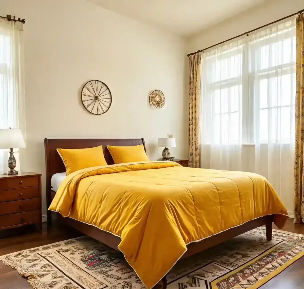 22-Retro 70s Vibe Bedroom