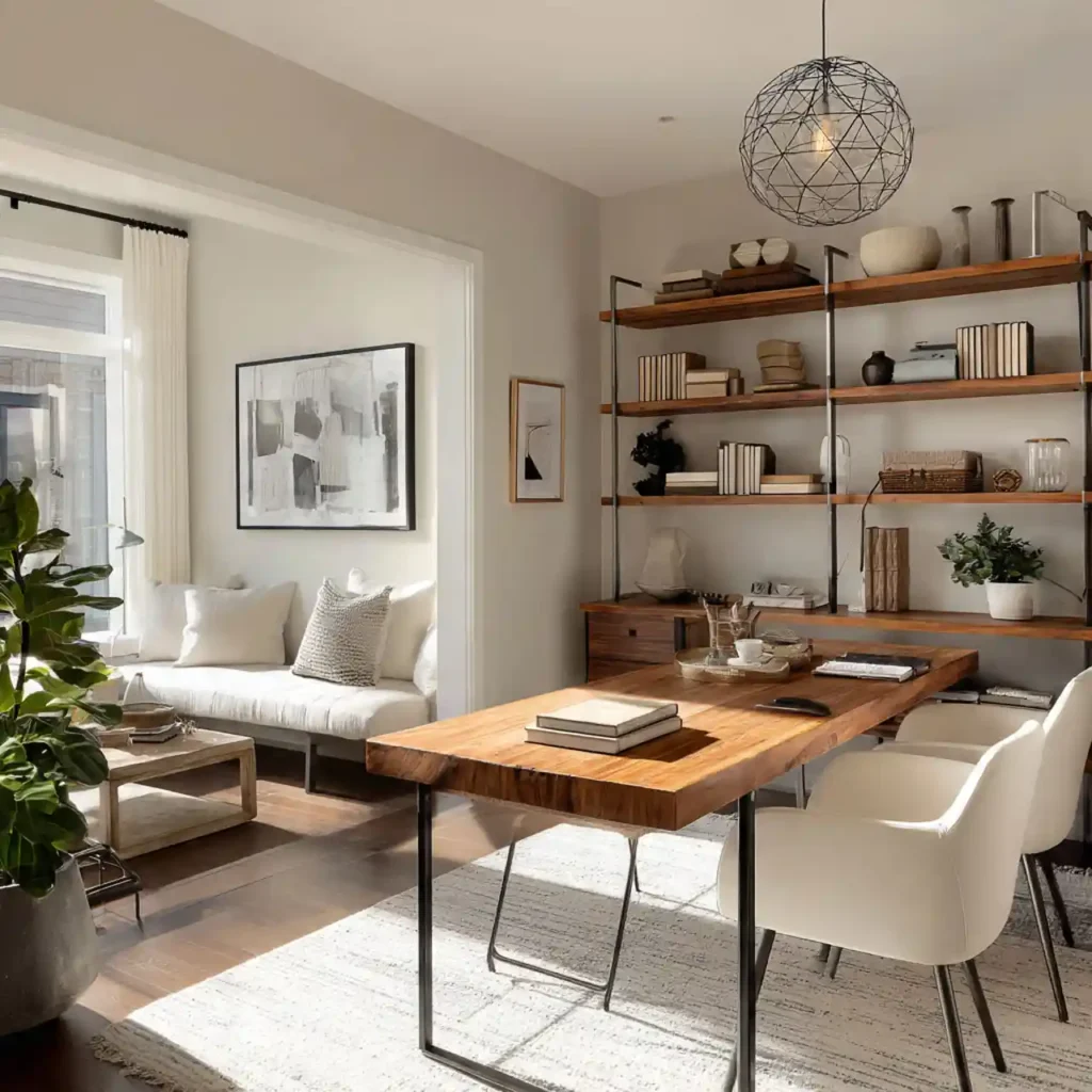 22-Shared Home Office Idea