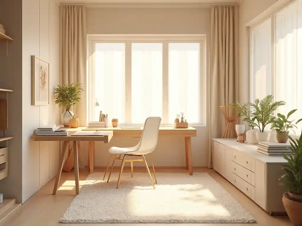 22-Small Home Office Decor Idea