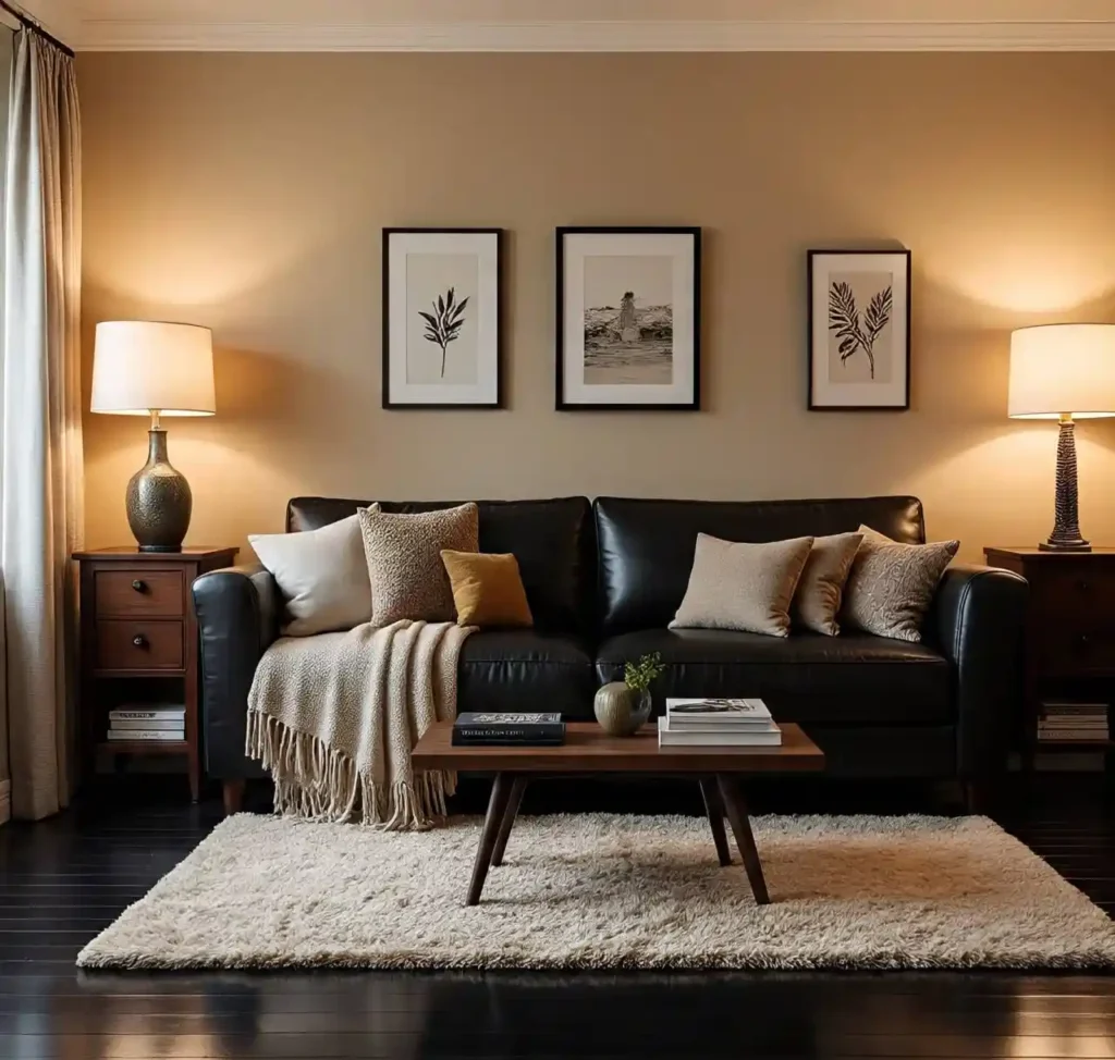 23-Black Hardwood Floor Idea