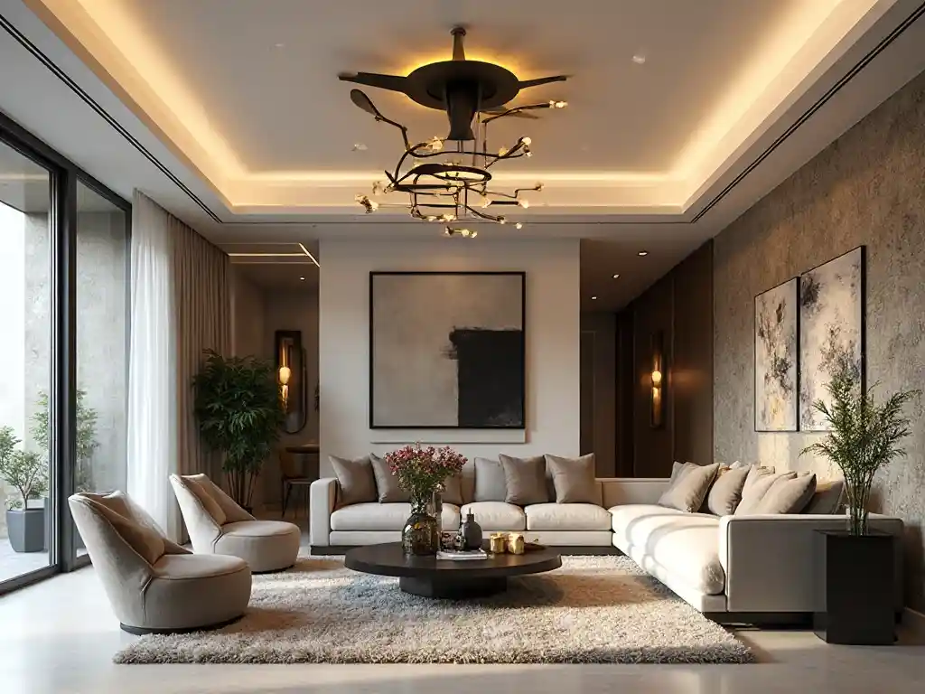 23-Modern Ceiling Light Idea