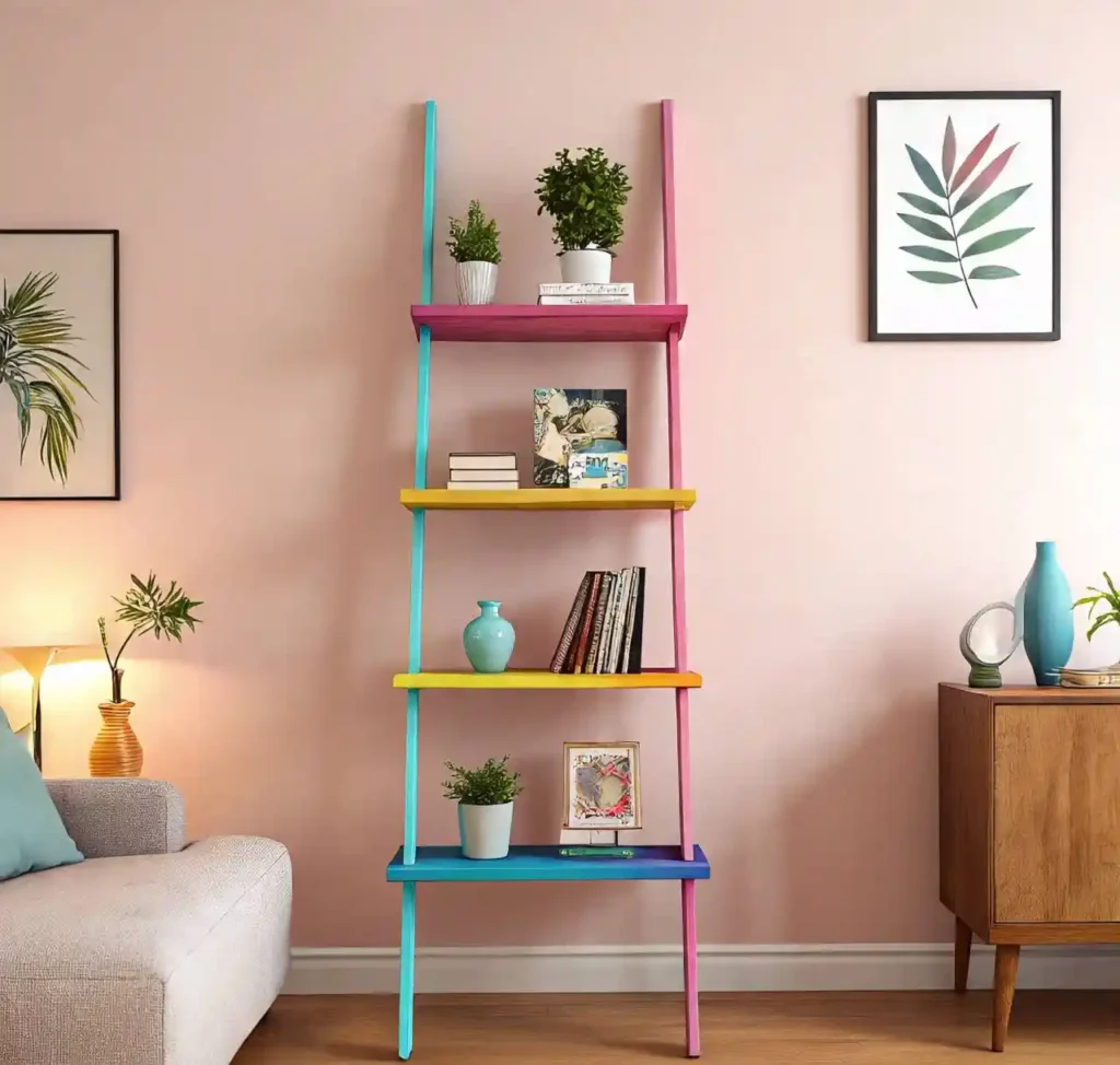 24-Ladder Shelf Idea