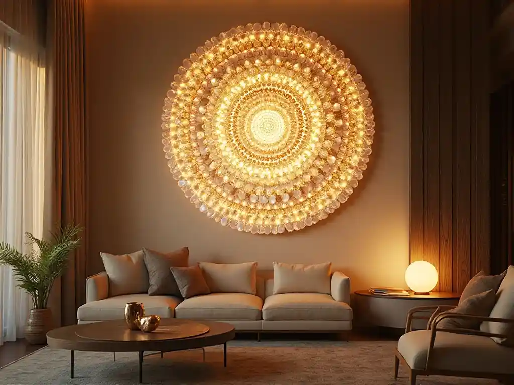 24-Round Wall Decor Idea