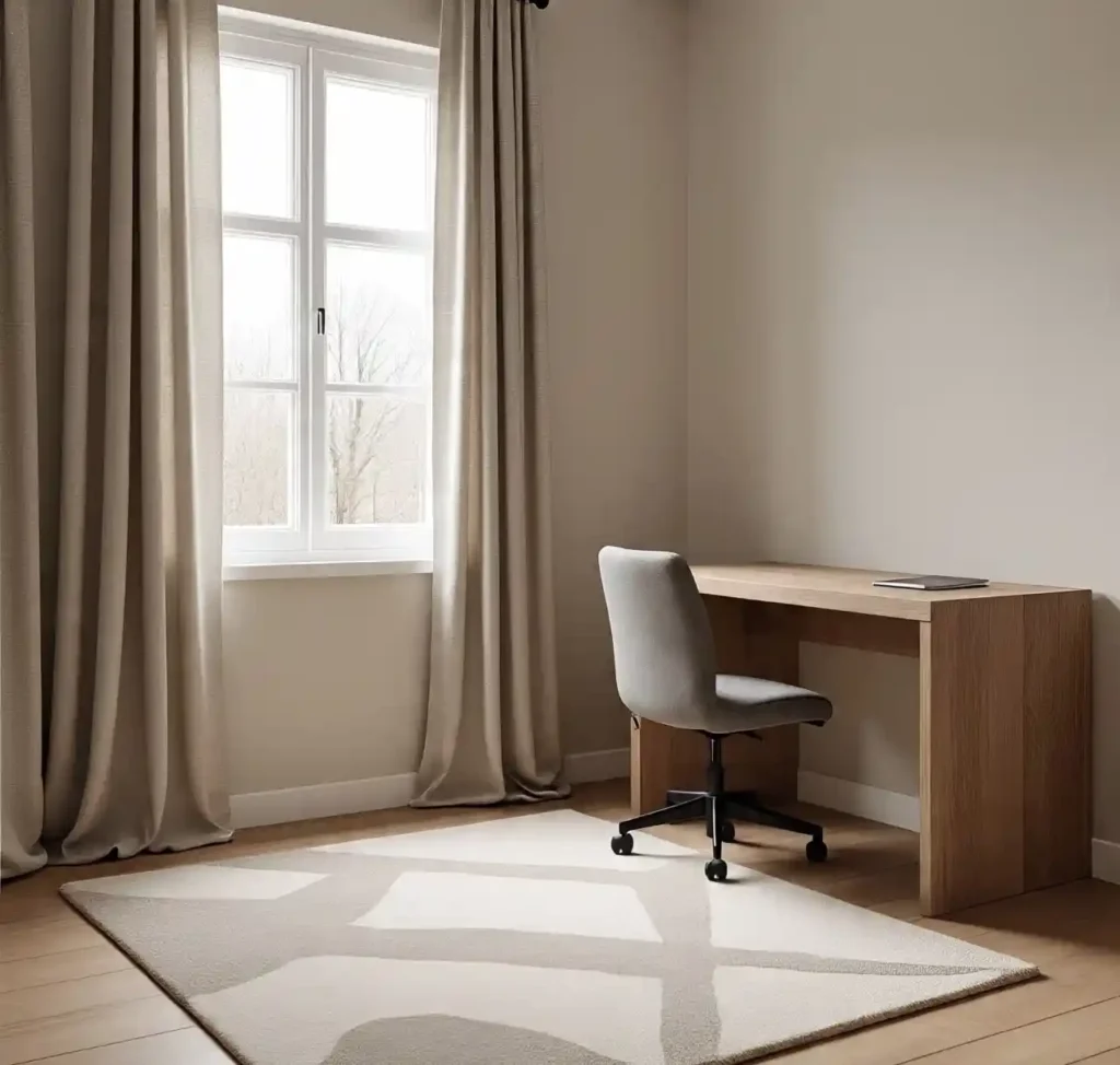 24-Scandinavian Home Office Design Idea