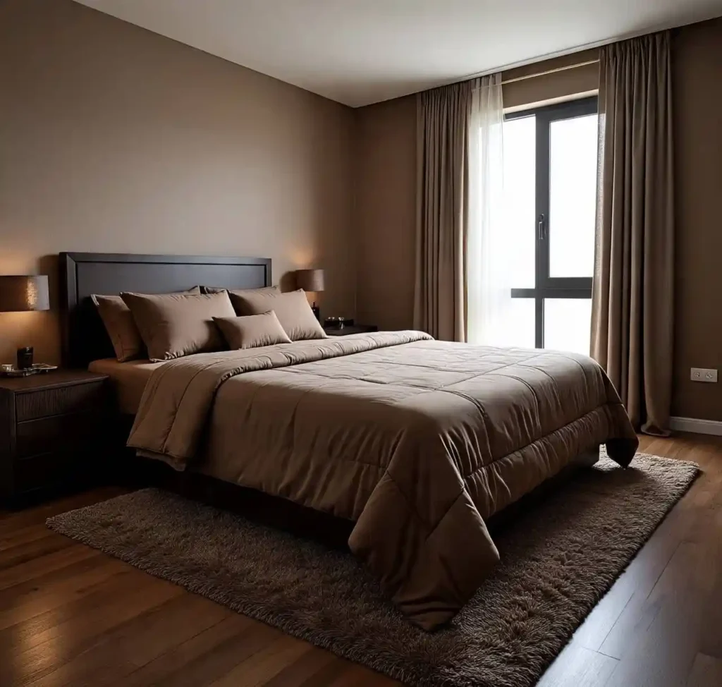 25-Brown Bedroom Idea