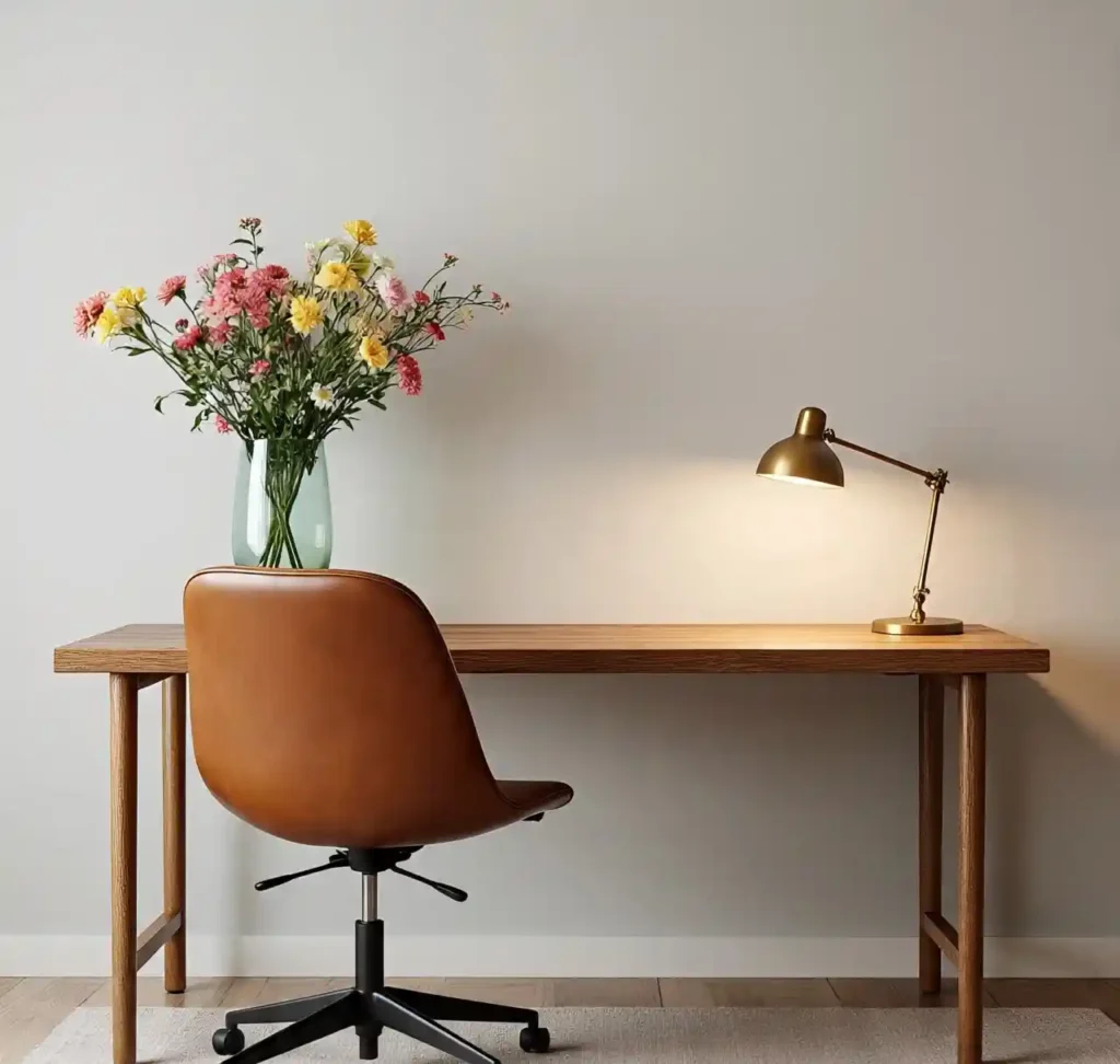 25-Scandinavian Home Office Design Idea