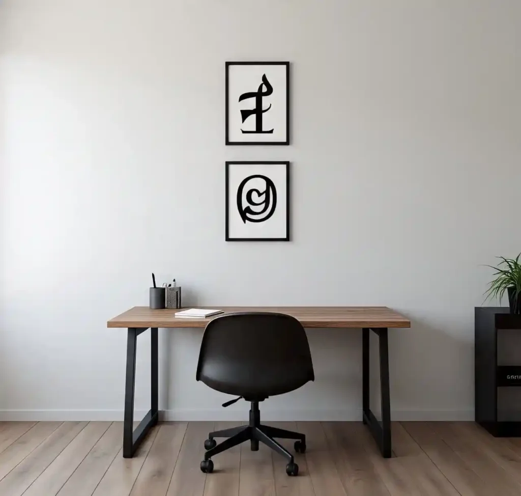 26-Scandinavian Home Office Design Idea