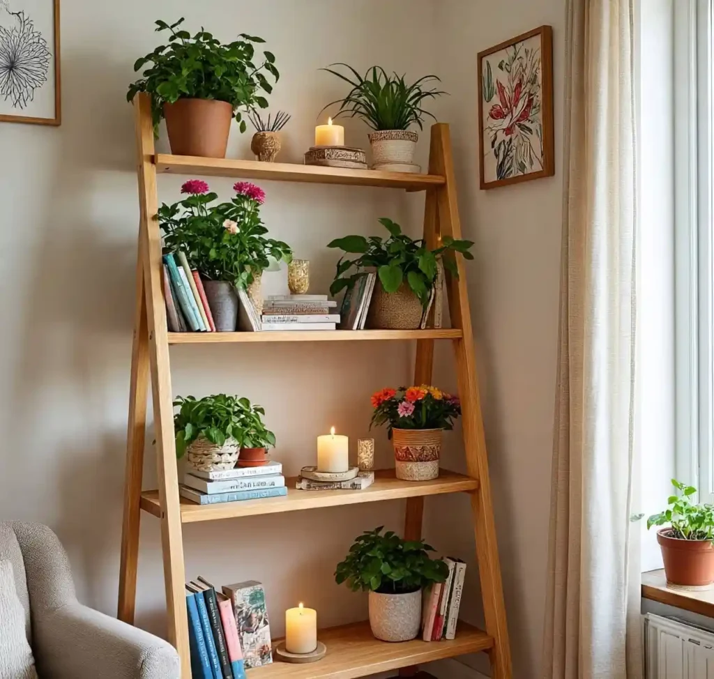3-Ladder Shelf Idea