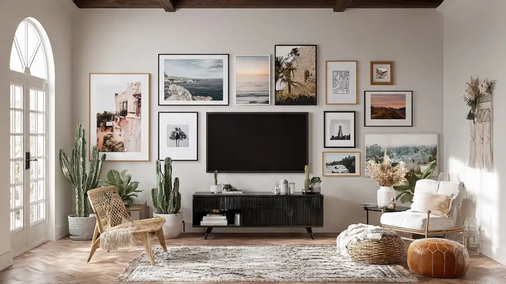 3-TV Wall Decor Idea