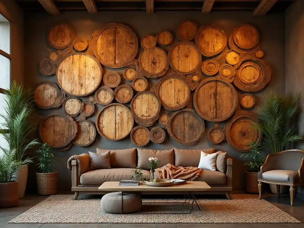 4-Round Wall Decor Idea