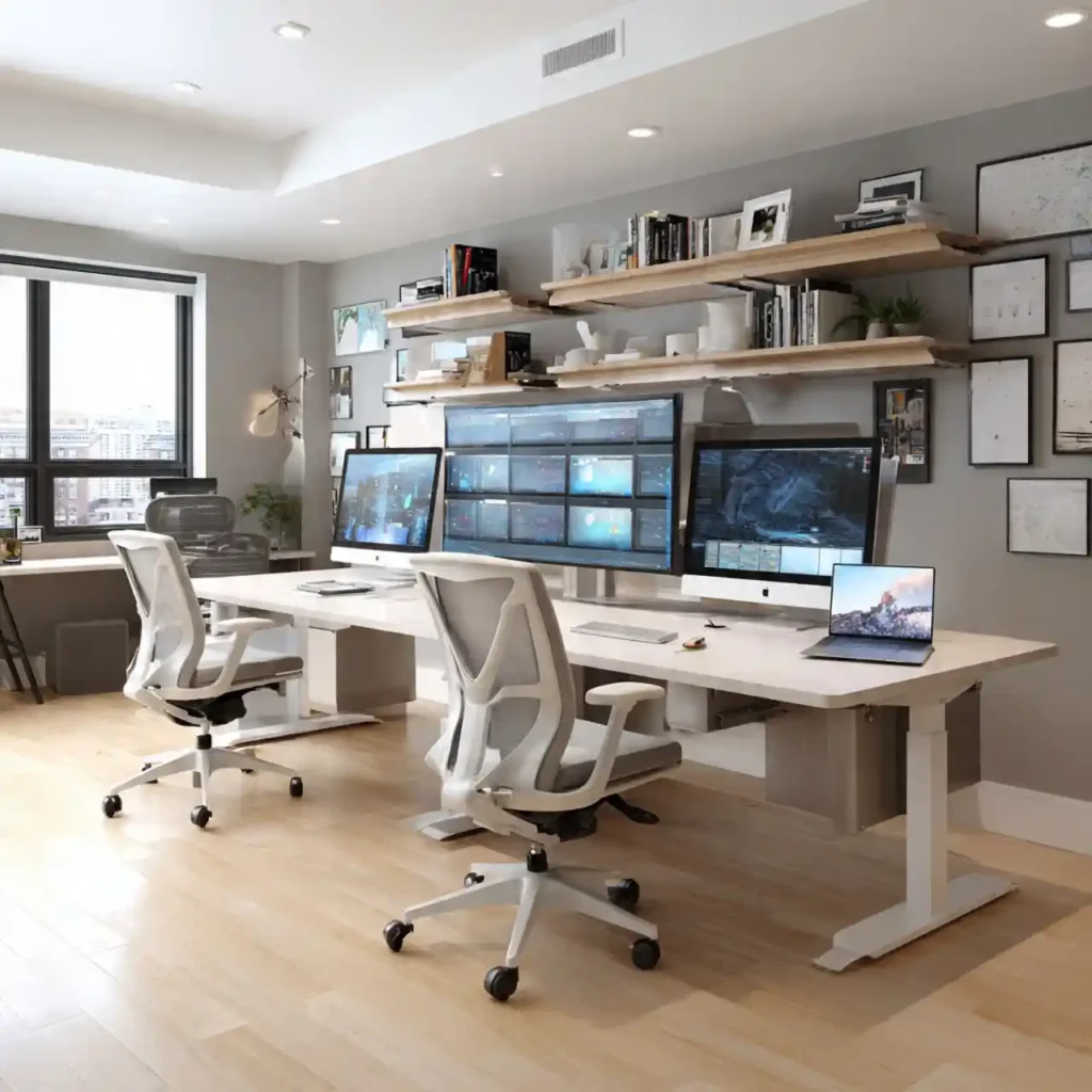 4-Shared Home Office Idea