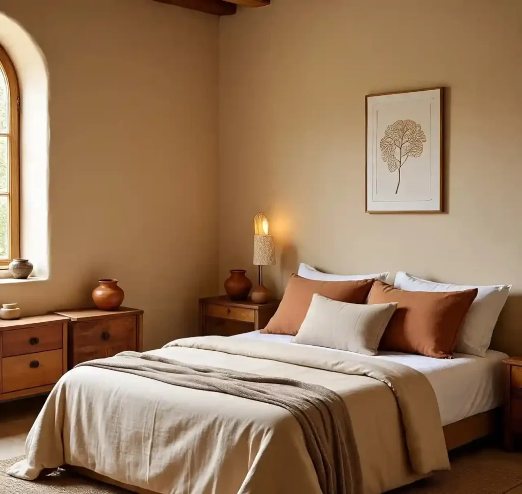 5-Earthy Neutral Bedroom Aesthetic