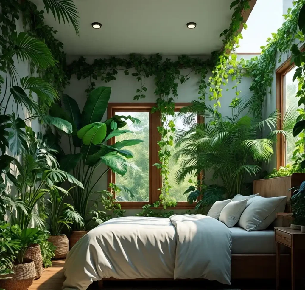 5-Rainforest Bedroom Retreat Idea