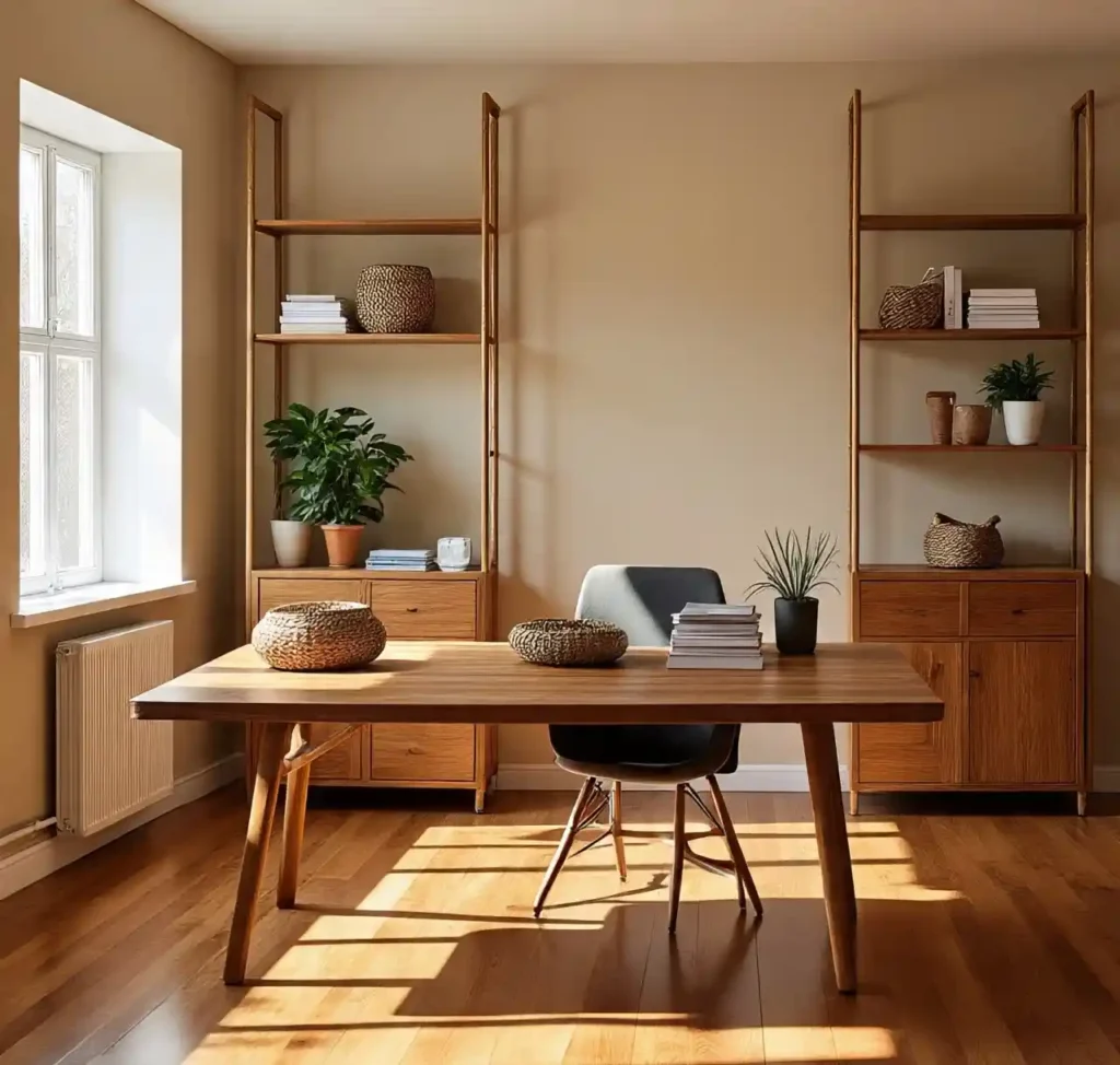 5-Scandinavian Home Office Design Idea