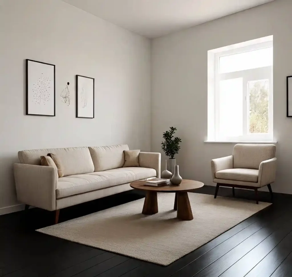 6-Black Hardwood Floor Idea