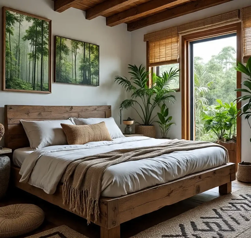 6-Rainforest Bedroom Retreat Idea