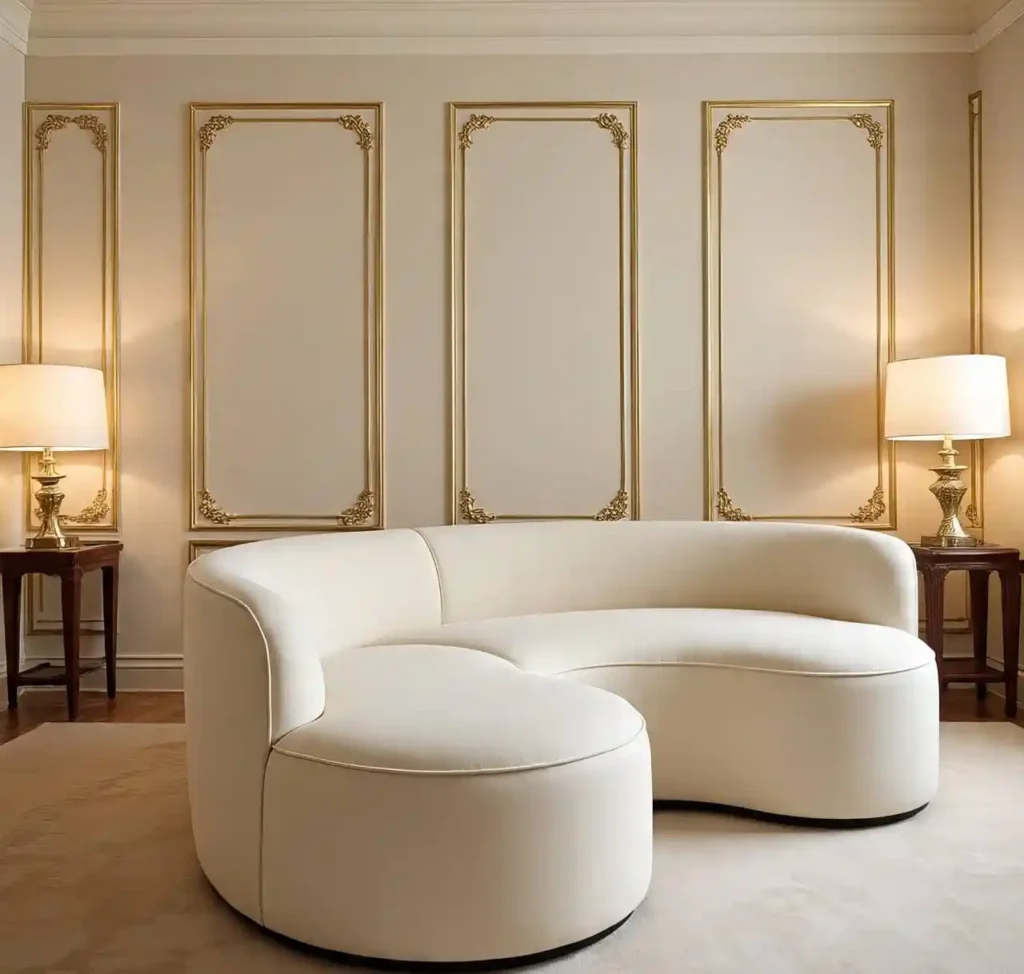 7-Curved Sofa Living Room Idea