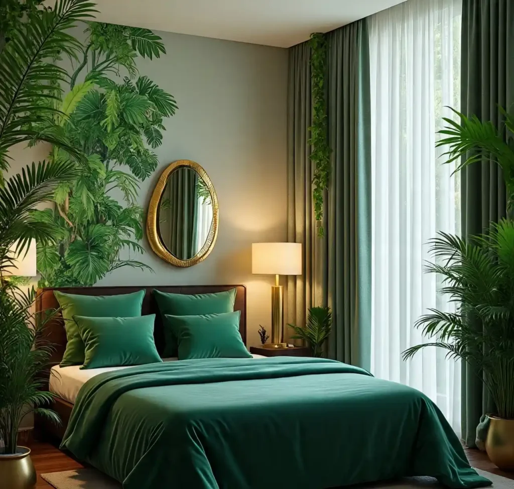 7-Rainforest Bedroom Retreat Idea