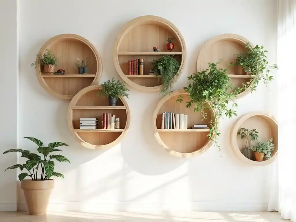 8-Round Wall Decor Idea