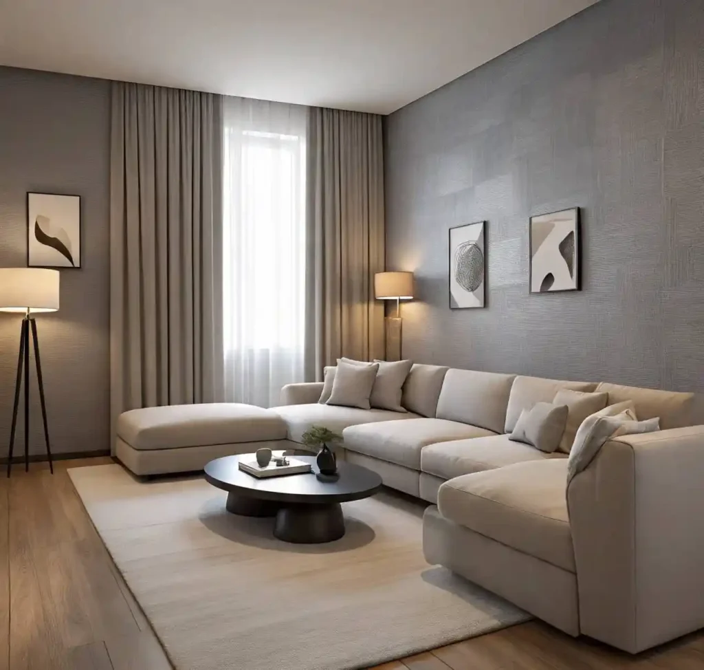 9-Grey Living Room Idea