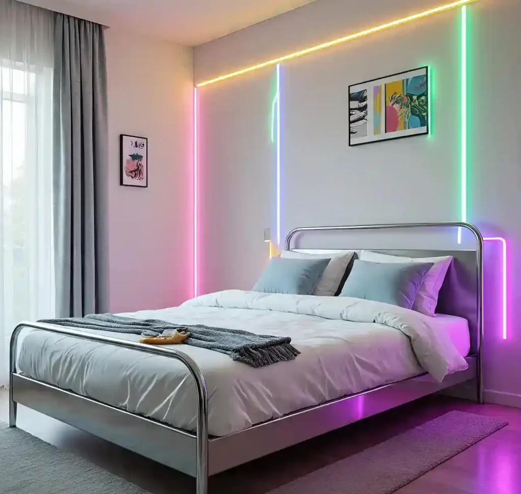 9-Retro-Futuristic Bedroom Vibes