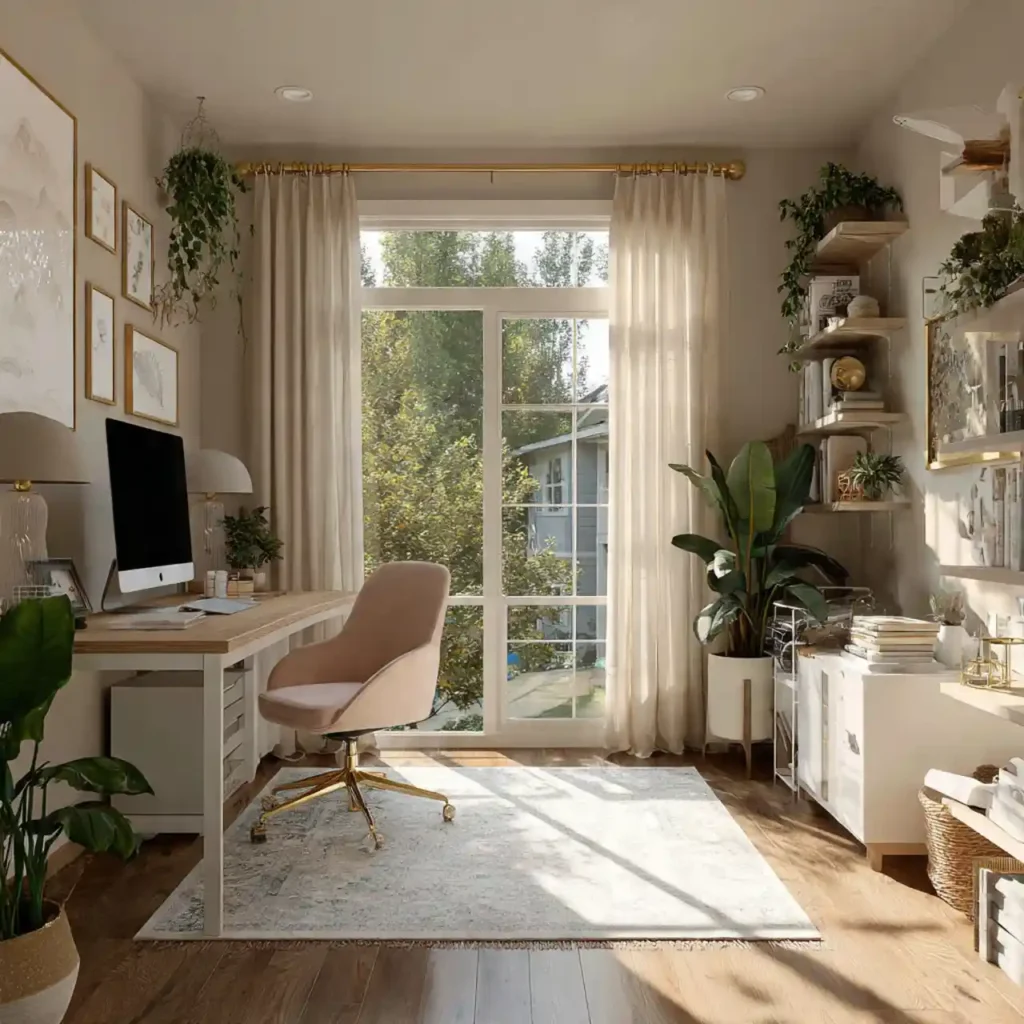 9-Shared Home Office Idea