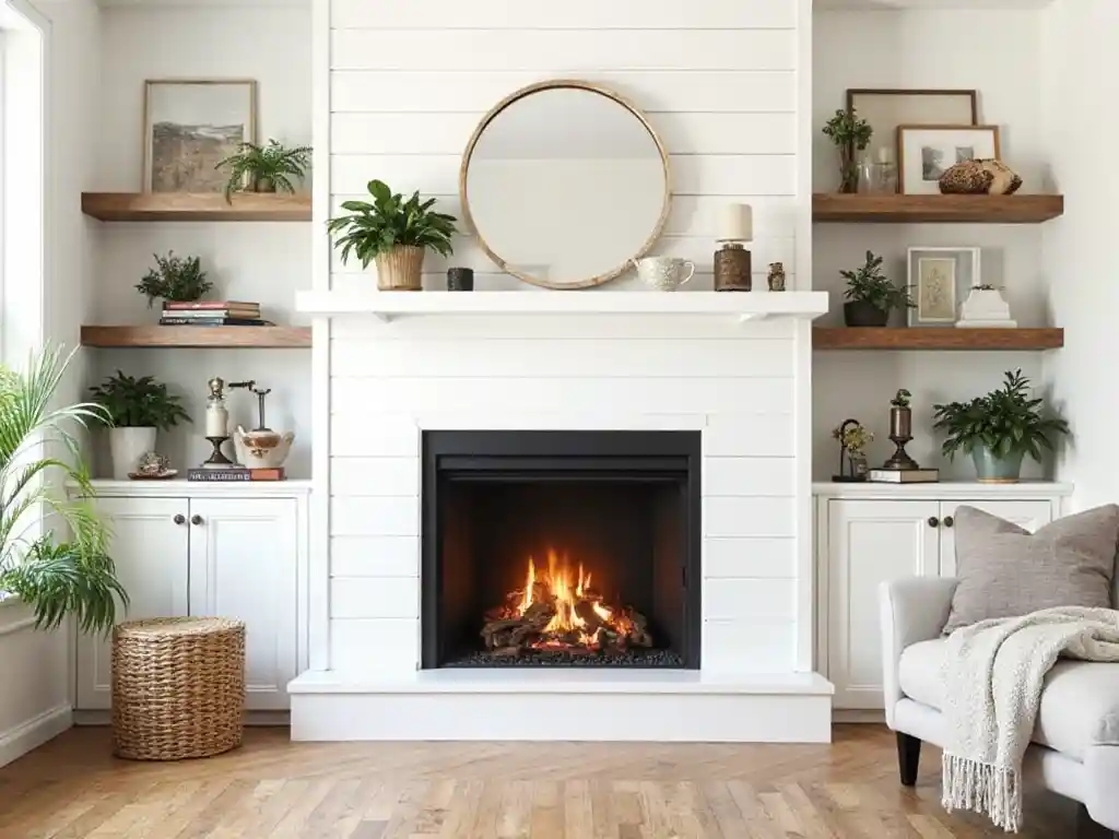 9-Shiplap Accent Wall Idea