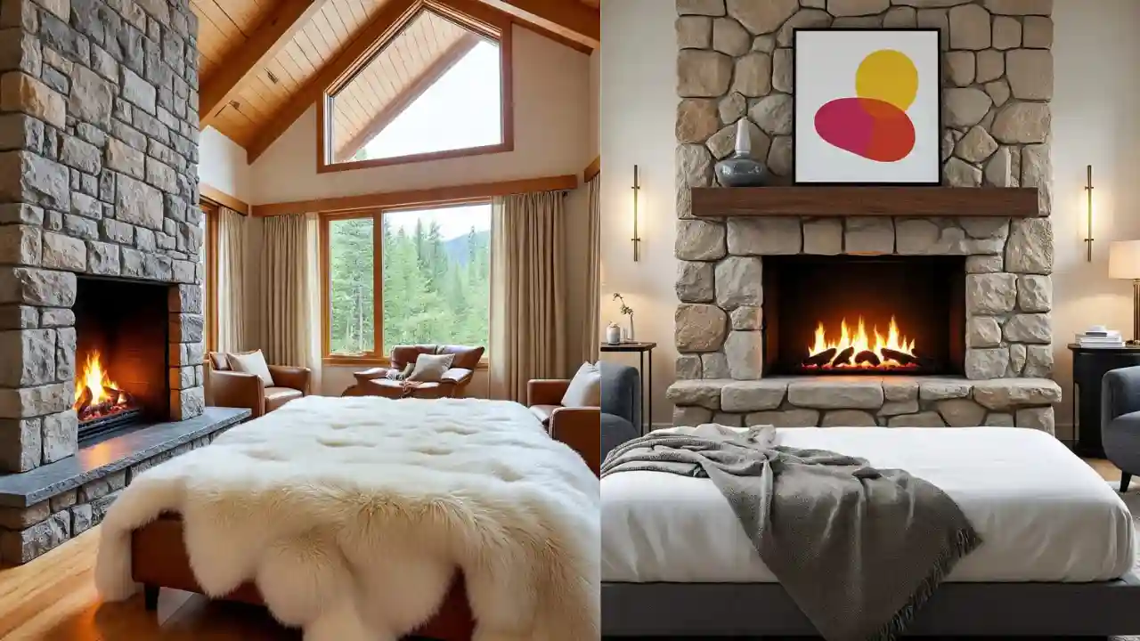 Cozy Stone Fireplace Bedroom Ideas for a Warm, Stylish & Inviting Retreat