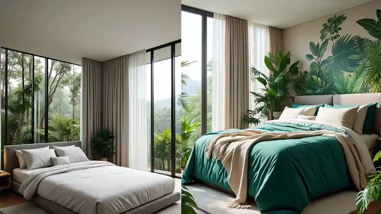Dreamy Rainforest Bedroom Retreat Ideas for a Cozy & Lush Escape