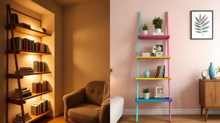 Stylish Ladder Shelf Ideas for Your Home: Functional Storage Meets Modern Decor