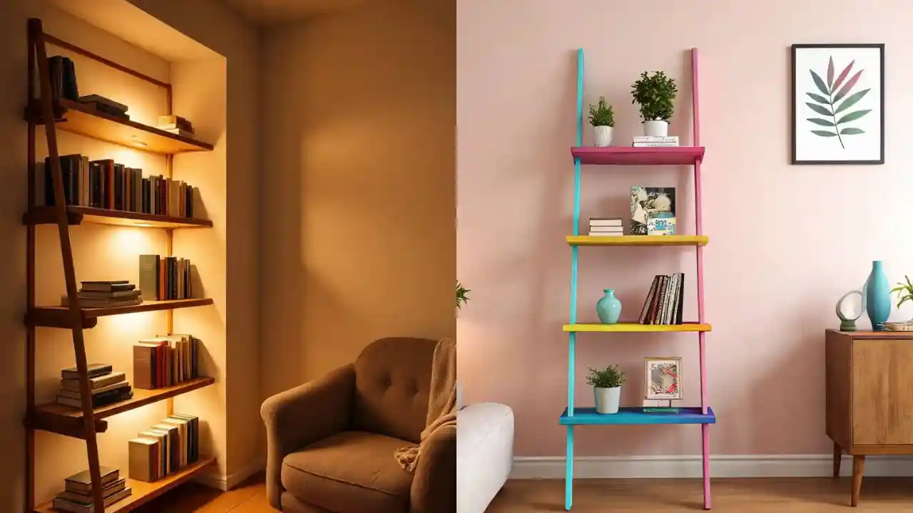 Stylish Ladder Shelf Ideas for Your Home: Functional Storage Meets Modern Decor
