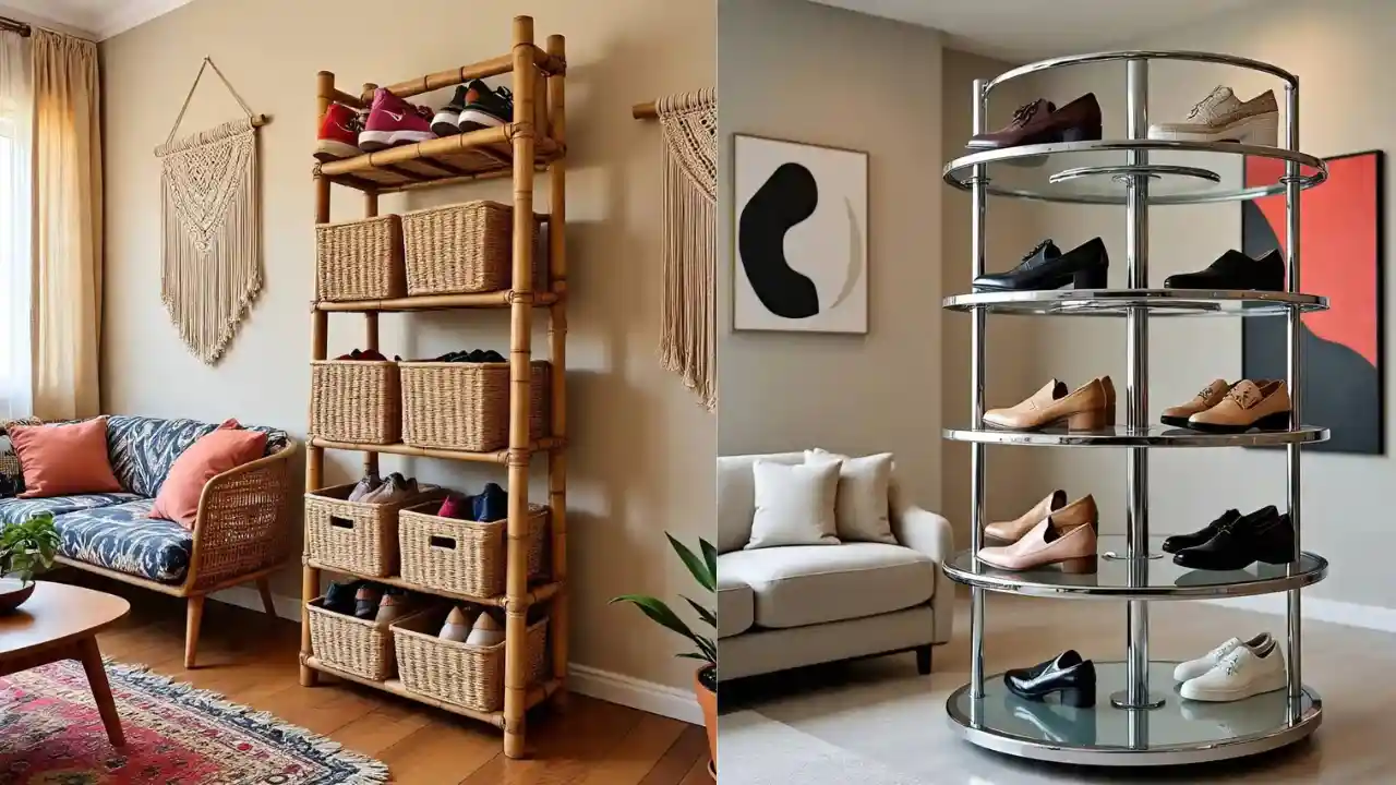 Stylish Shoe Rack Ideas for Living Rooms to Maximize Storage & Style