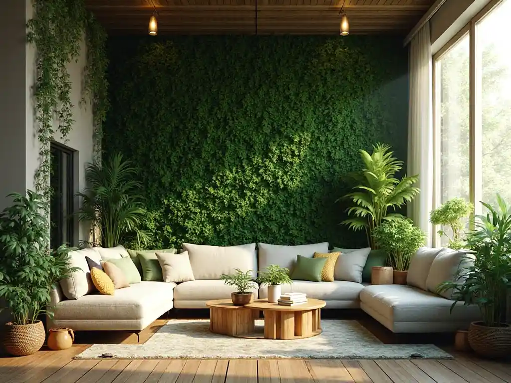 1-Biophilic Living Room Ideas