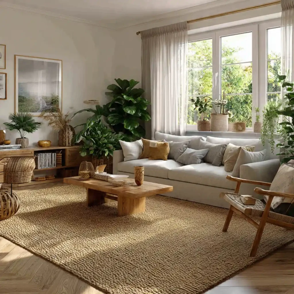 10-Biophilic Living Room Idea