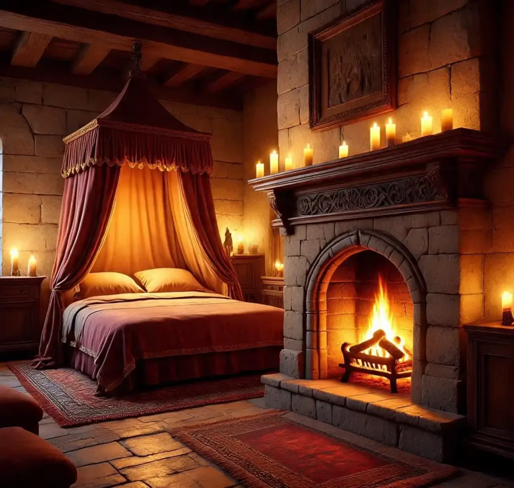 10-Castlecore Bedroom Idea