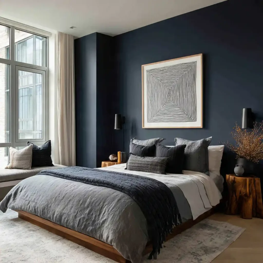 11-Blue Bedroom Idea