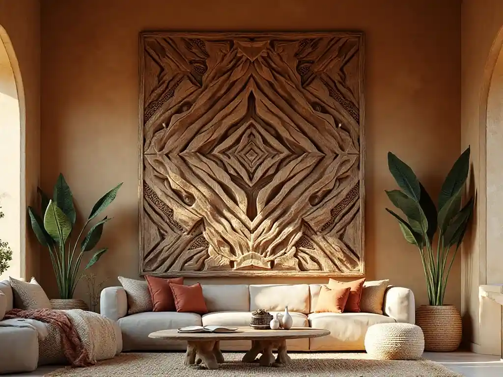 11-Large Wood Wall Art Idea
